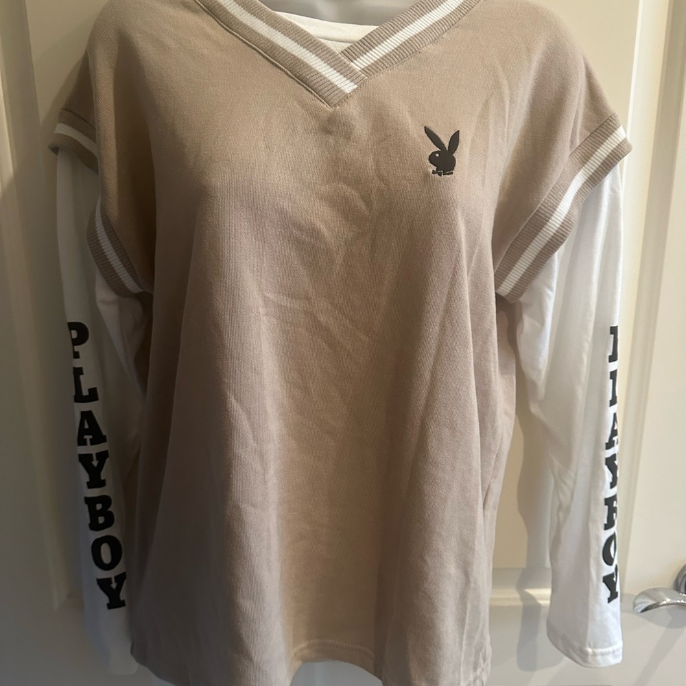 PLAYBOY.  Vintage light sweater.  New with tags!  Size M.